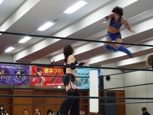 尾崎魔弓&桜花由美&雪妃魔矢 vs 加藤園子&AKINO&花月 (16)