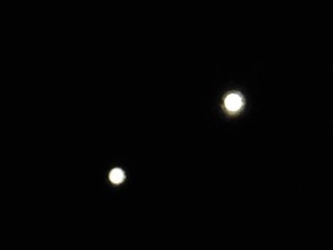 金星と木星の接近