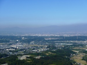 牛伏山展望台から