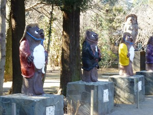 茂林寺たぬき像 (1)