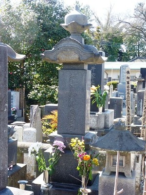 村上鬼城の墓 (3)