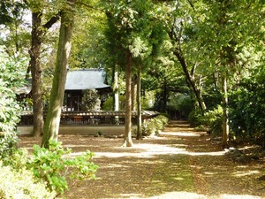 神明宮と岡登霊神社