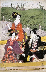 菊川英山画