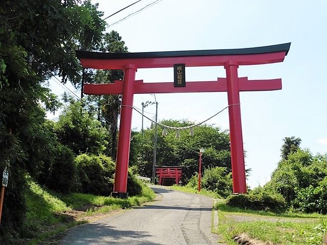 里見城の鬼門除け 城山稲荷神社 tigerdream の上州まったり紀行 里見城の鬼門除け 城山稲荷神社 tigerdream の上州まったり紀行