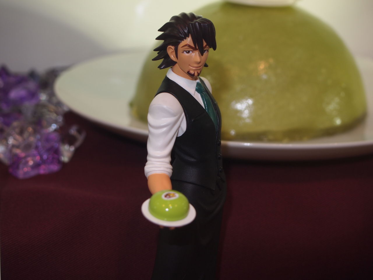 未開封】TIGER & BUNNY Valentine Cake 虎徹＆バーナビーフィギュアセット イラストカード1