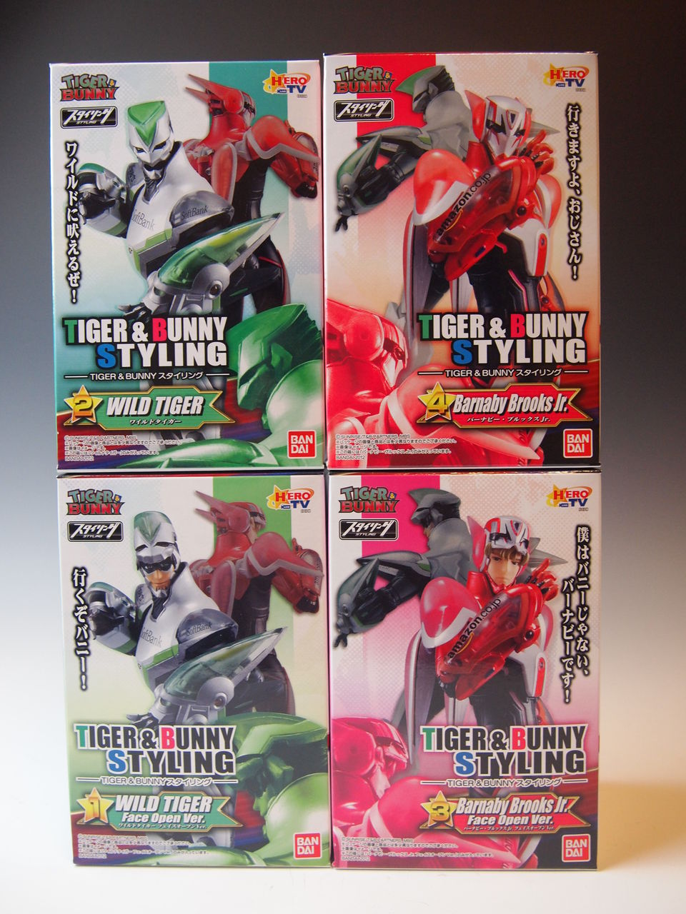 TIGER&BUNNY STYLING （食玩） 発売！外箱で中身がわかります