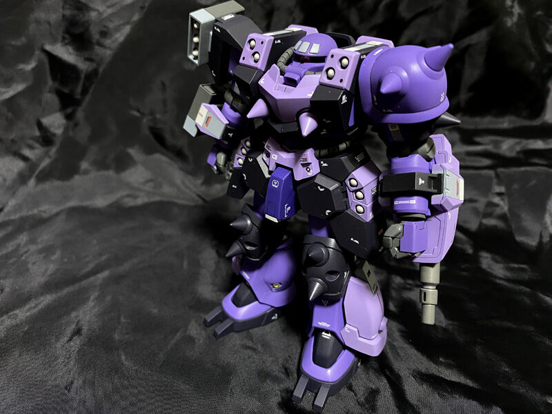 1/144 バンダイ スーパーカスタムザクF2000 ④ 完成です