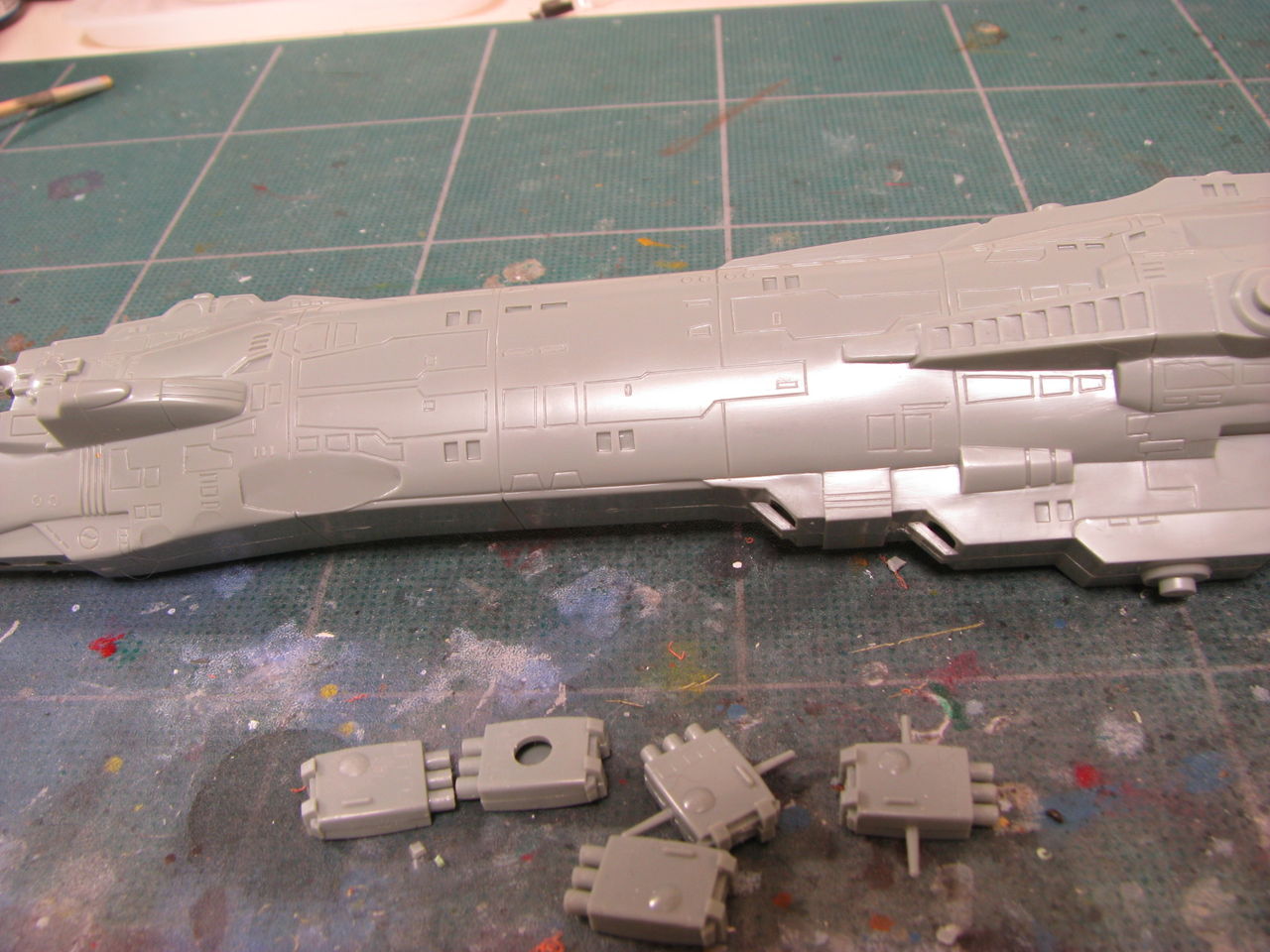 1/3500 タカラ 連合宇宙軍所属重巡洋艦 コルドバ 製作依頼品 1/3500 タカラ 連合宇宙軍所属重巡洋艦 コルドバ 製作依頼品