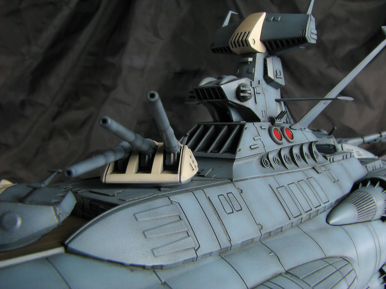 1/1000 バンダイ アンドロメダ級一番艦アンドロメダ ③ 完成です