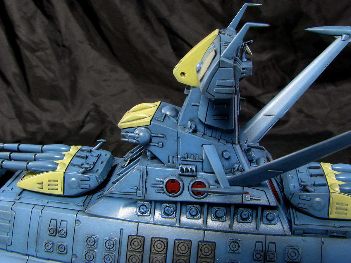 1/1000 バンダイ アンドロメダ級一番艦アンドロメダ 3艦目 制作