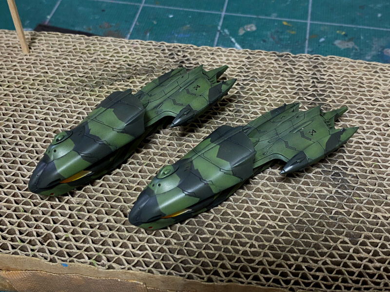 1/1000 バンダイ 大ガミラス帝国航宙艦隊 ガミラス艦セット4 デラメヤ