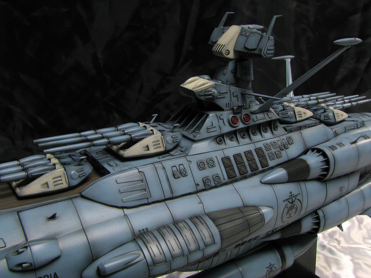 「ーー様製作ご依頼品」アンドロメダ級一番艦アンドロメダ(1/1000) 1/1000 バンダイ アンドロメダ級一番艦アンドロメダ 制作依頼品