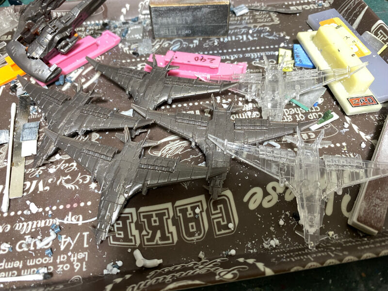 2分で作る!ガンダム名鑑ガム アウドムラx6 ハンマーヘッドx3 制作依頼 