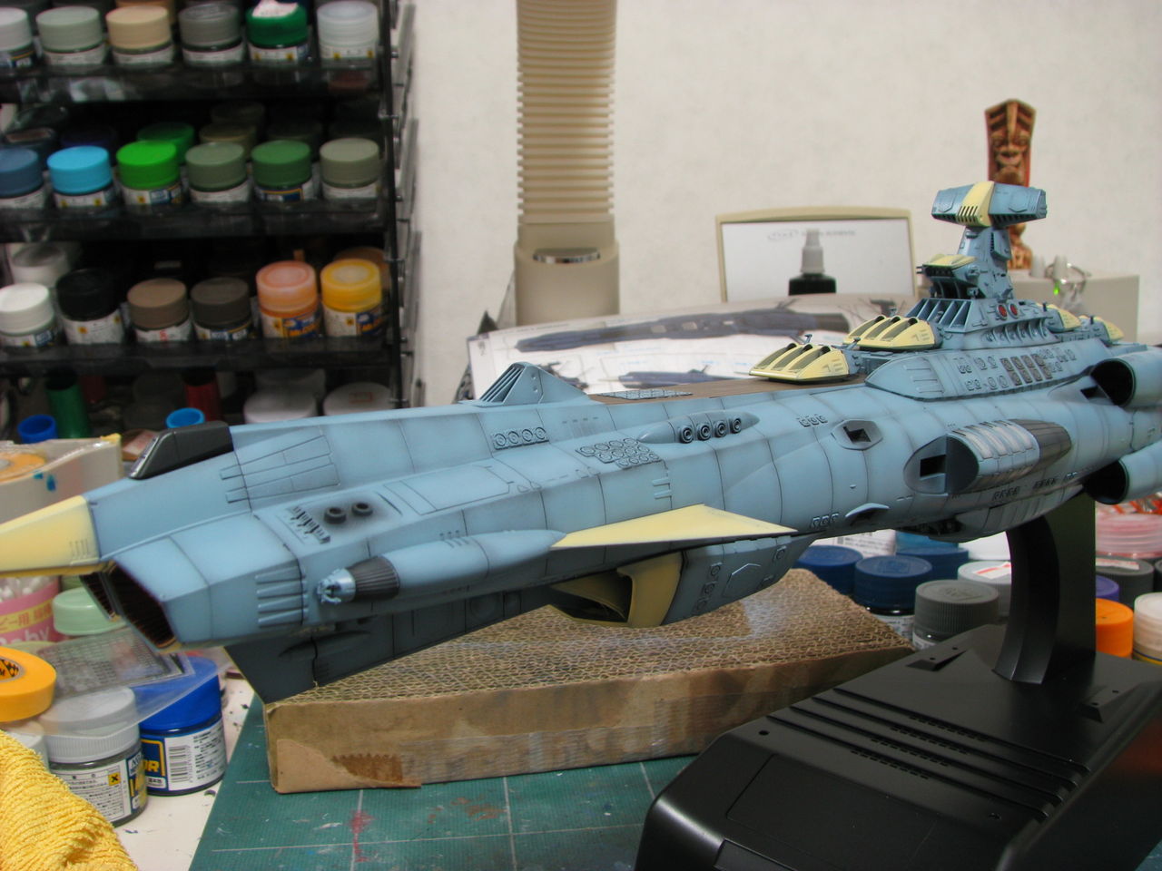 1/1000 バンダイ アンドロメダ級一番艦アンドロメダ 2艦目 制作