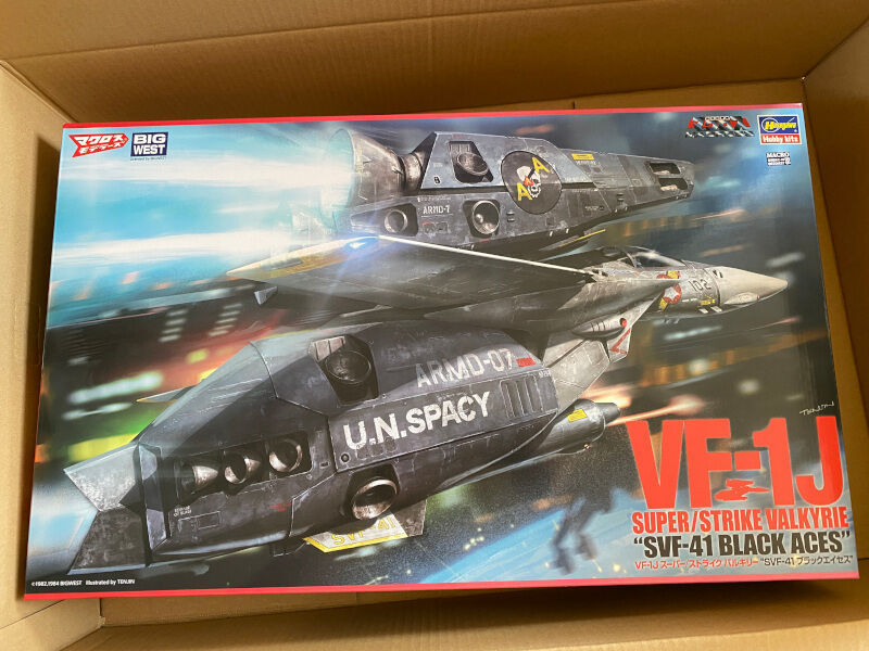 1/48 ハセガワ VF-1J スーパー/ストライクバルキリー ブラック