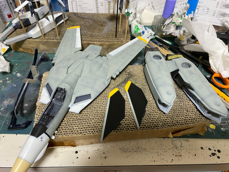 ハセガワ 1/48 VF-1S スーパー／ストライクバルキリー塗装済み完成品 1
