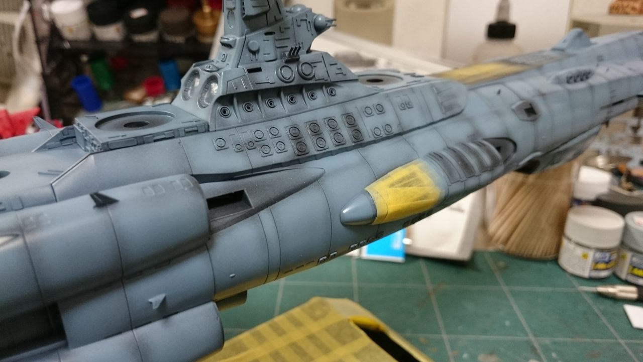 「ーー様製作ご依頼品」アンドロメダ級一番艦アンドロメダ(1/1000) 1/1000 バンダイ アンドロメダ級一番艦アンドロメダ 制作依頼品