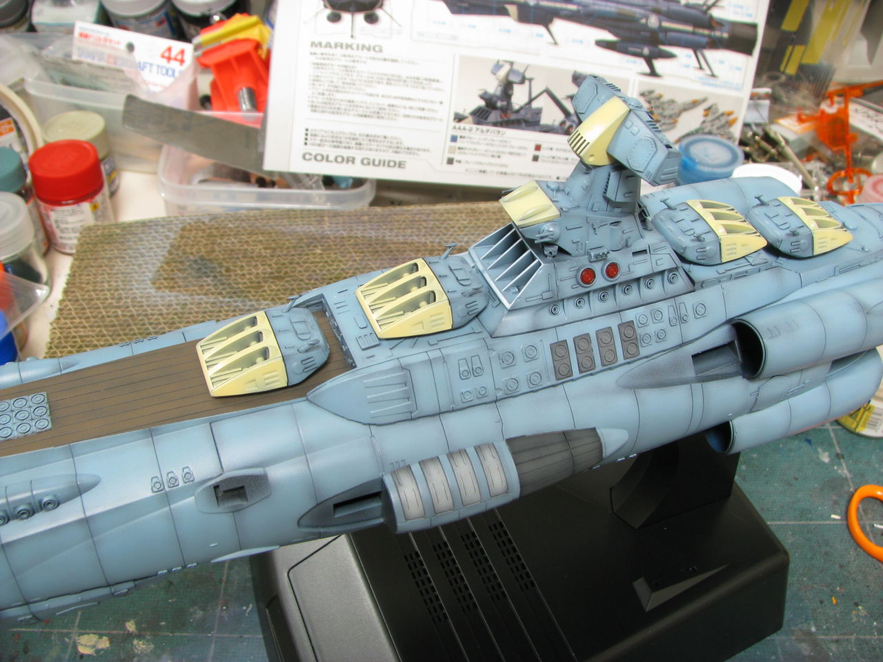 1/1000 バンダイ アンドロメダ級一番艦アンドロメダ 2艦目 制作