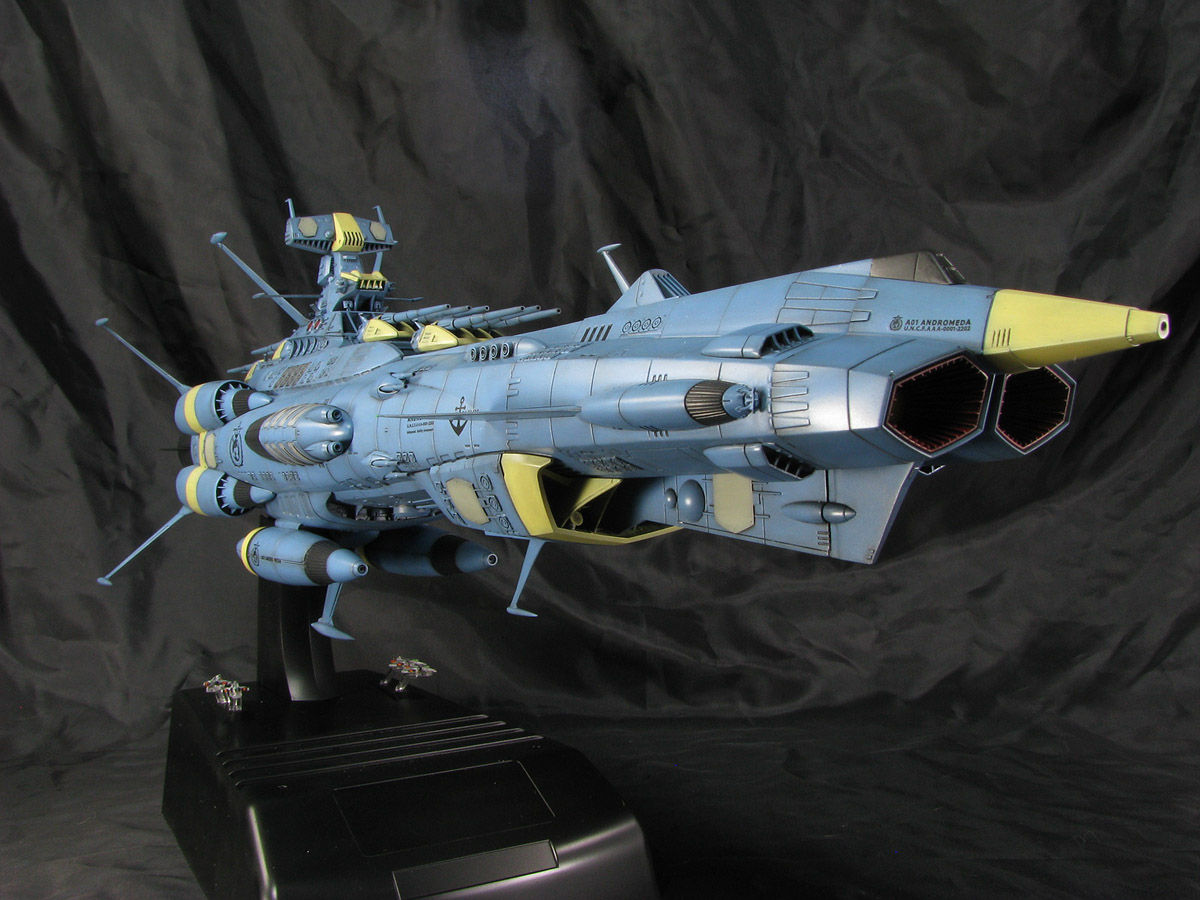 1/1000 バンダイ アンドロメダ級一番艦アンドロメダ 3艦目 制作