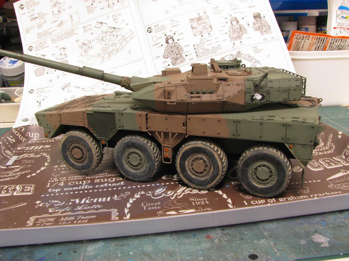 1 35 タミヤ 陸上自衛隊 16式機動戦闘車 制作依頼品 ゆりかご亭