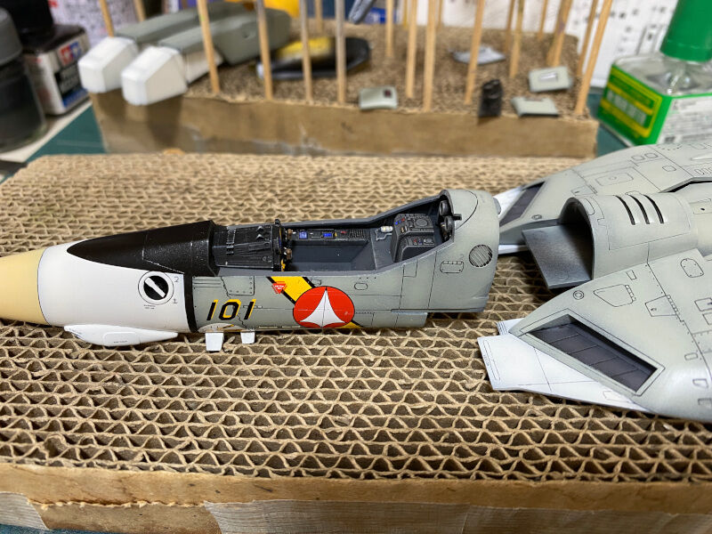1/48 ハセガワ VF-1J スーパー/ストライクバルキリー ブラックエイセス