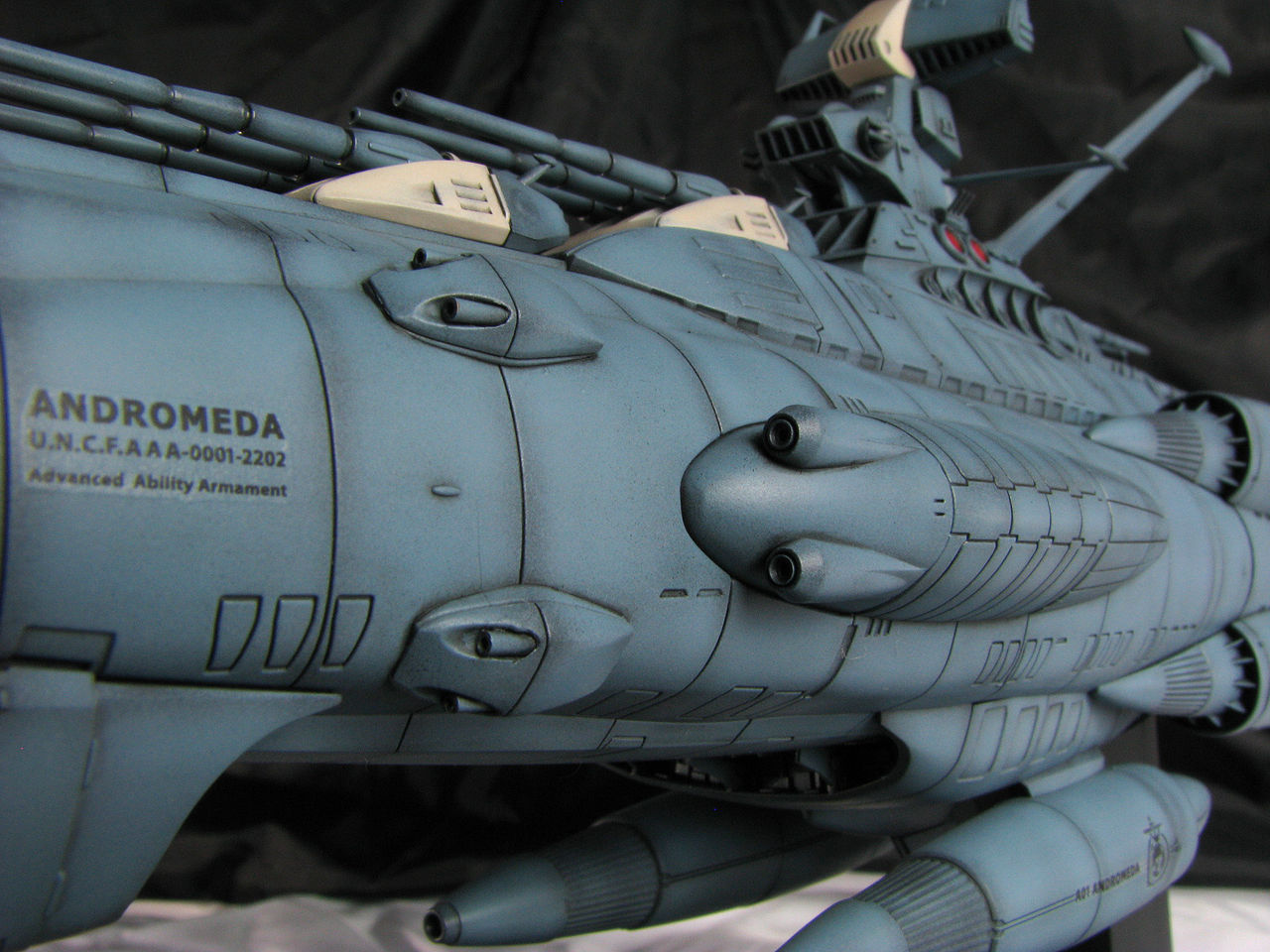 1/1000 バンダイ アンドロメダ級一番艦アンドロメダ ③ 完成です