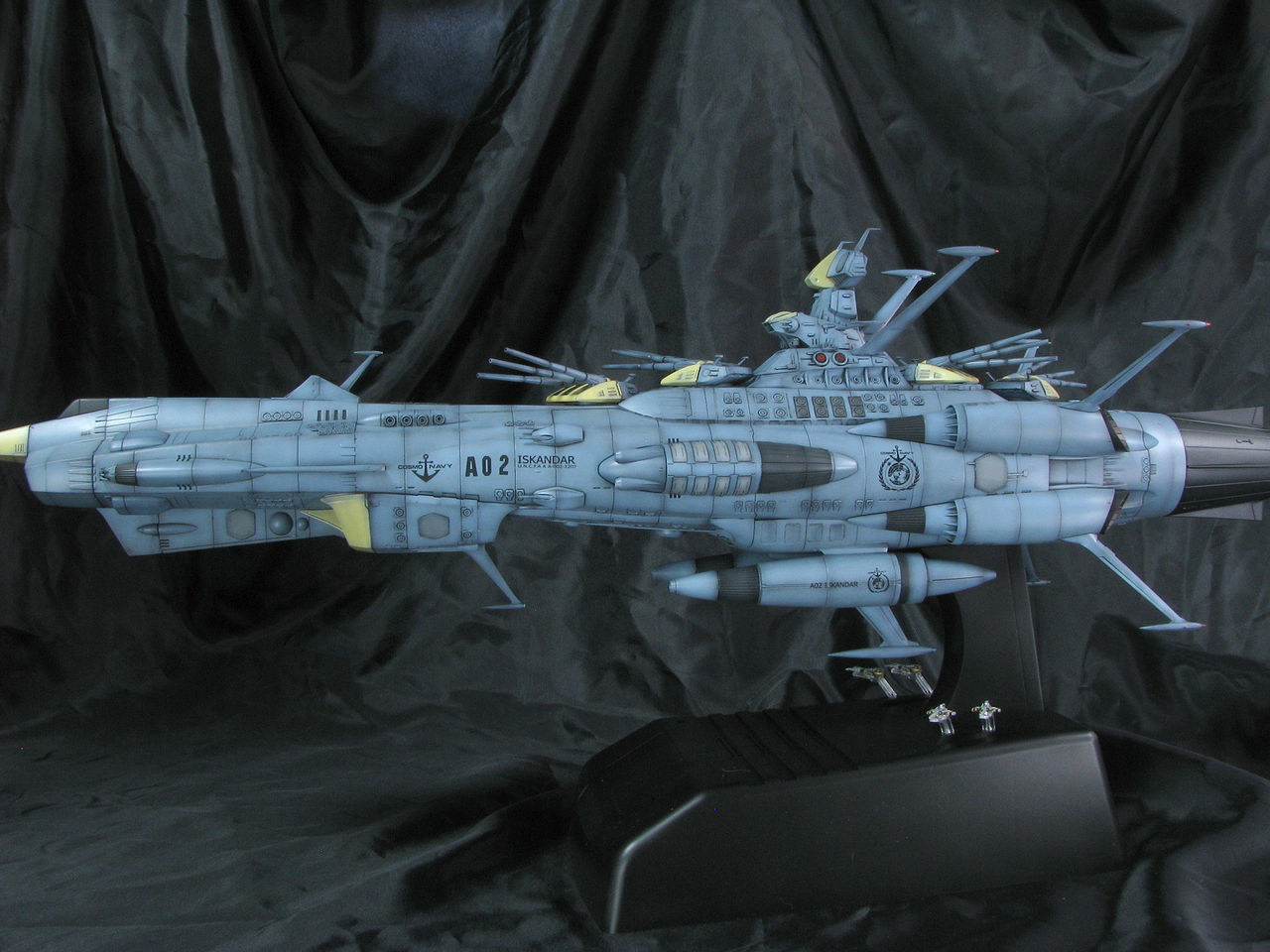 「ーー様製作ご依頼品」アンドロメダ級一番艦アンドロメダ(1/1000) 1/1000 バンダイ アンドロメダ級一番艦アンドロメダ 2艦目 制作依頼品