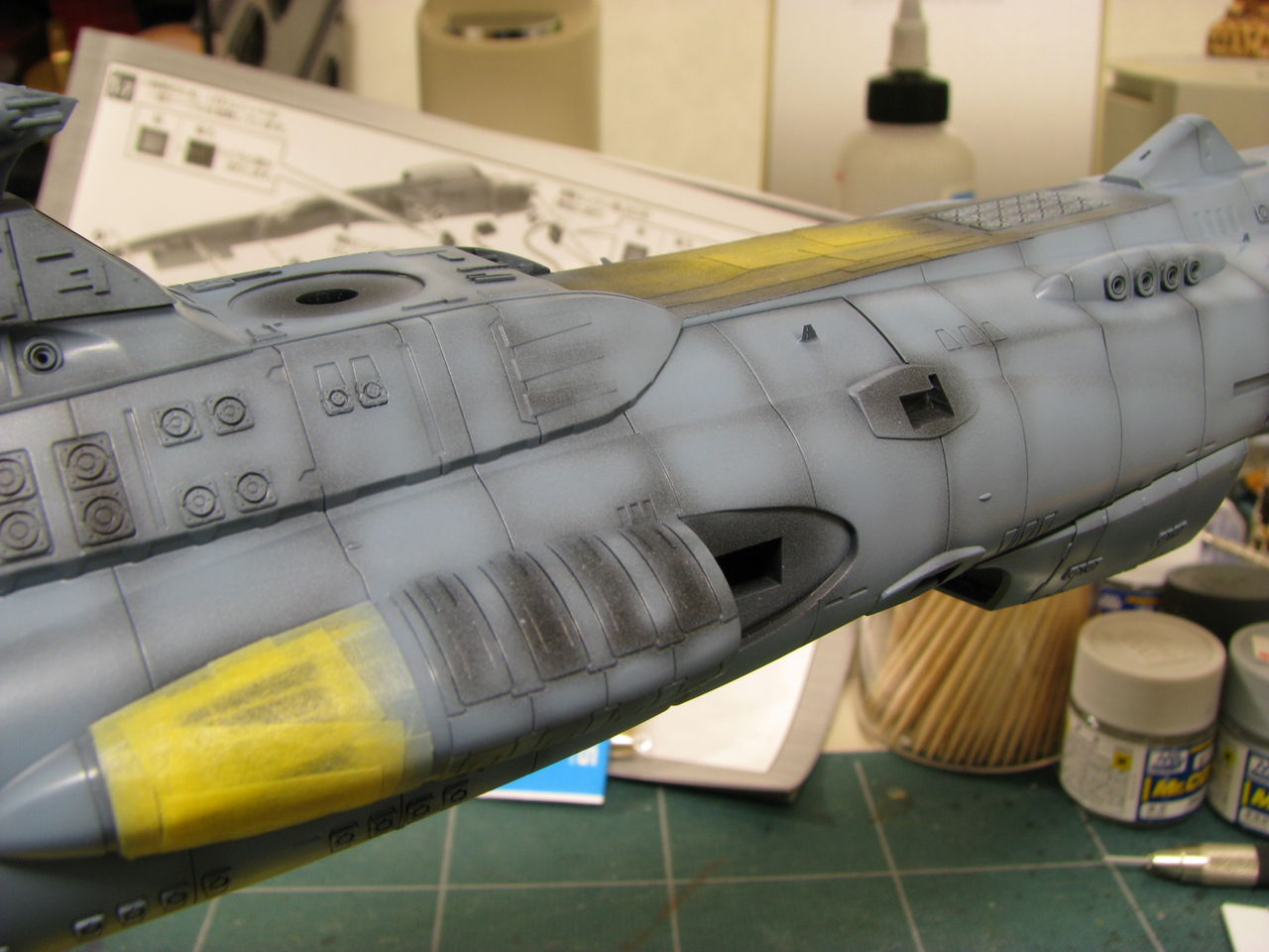 「ーー様製作ご依頼品」アンドロメダ級一番艦アンドロメダ(1/1000) 1/1000 バンダイ アンドロメダ級一番艦アンドロメダ 制作依頼品