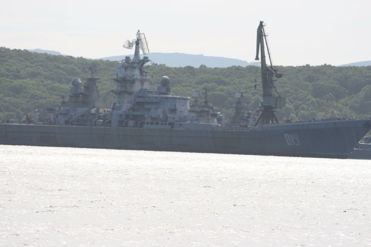 原子力巡洋艦フルンゼ アドミラル ラザレフ 近況 08年8月2日 旧ロシア ソ連海軍報道情報管理部