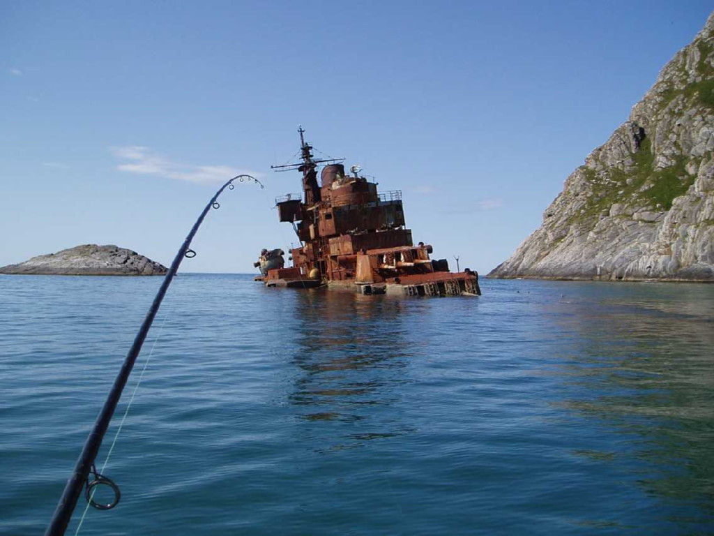 ノルウェー沖の巡洋艦ムルマンスク 旧ロシア ソ連海軍報道情報管理部