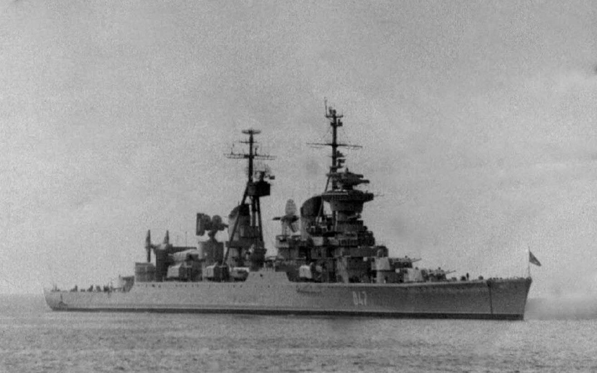 練習軽巡洋艦ジェルジンスキー 旧ロシア ソ連海軍報道情報管理部