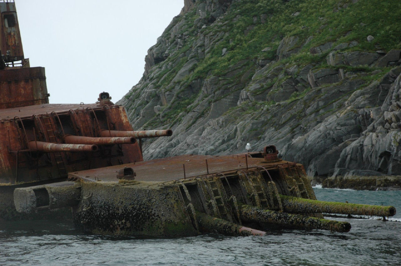 ノルウェー沖の巡洋艦ムルマンスク近影 08年7月25日 旧ロシア ソ連海軍報道情報管理部
