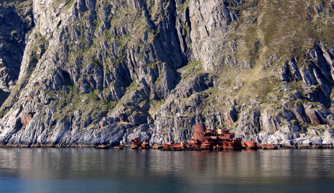 ノルウェー沖の巡洋艦ムルマンスク 旧ロシア ソ連海軍報道情報管理部