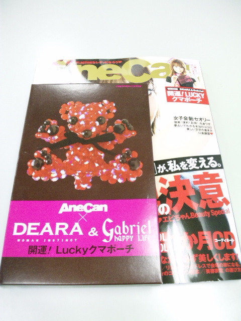 雑誌付録レビュー DEARA＆Gabriel 開運！Lucky
