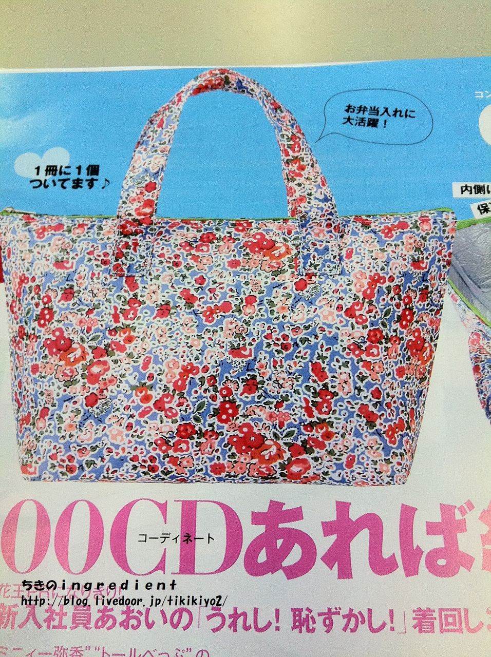 雑誌付録インフォ ５月スケジュール ちきのingredient