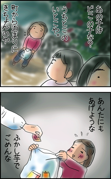 ちくわの穴から星☆を見た *4コマ-満月3