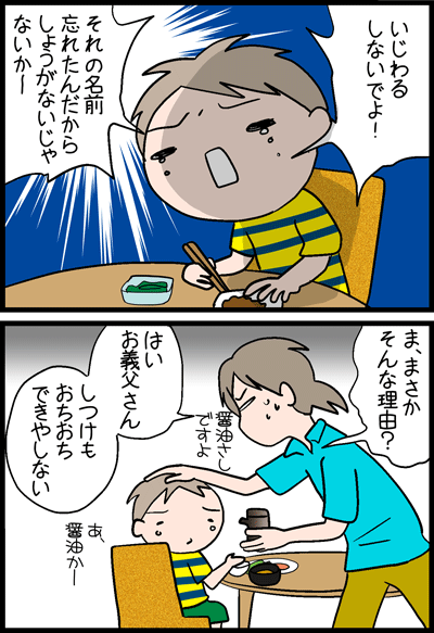 ちくわの穴から星☆を見た ＊4コマ-あれとって２