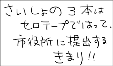 $ちくわの穴から星☆を見た ＊4コマ-市役所