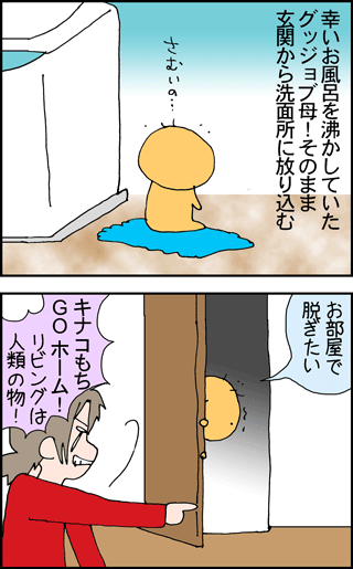 ちくわの穴から星☆を見た ＊4コマ-キナコ2