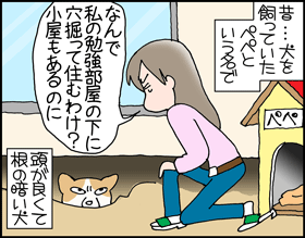 ちくわの穴から星☆を見た ＊子育て4コマ-ペペ変更1