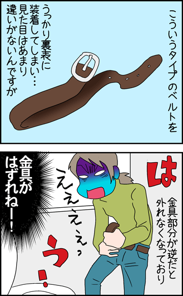 ちくわの穴から星☆を見た ＊4コマ-ベルト１
