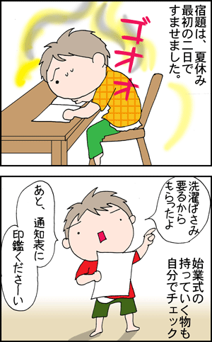 ちくわの穴から星☆を見た ＊4コマ-ピリくん1