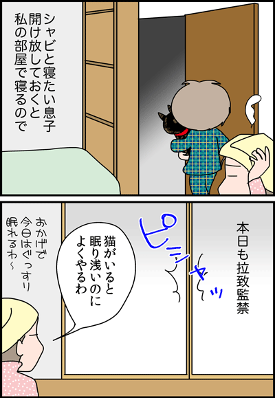 ちくわの穴から星☆を見た *4コマ-シャビ1