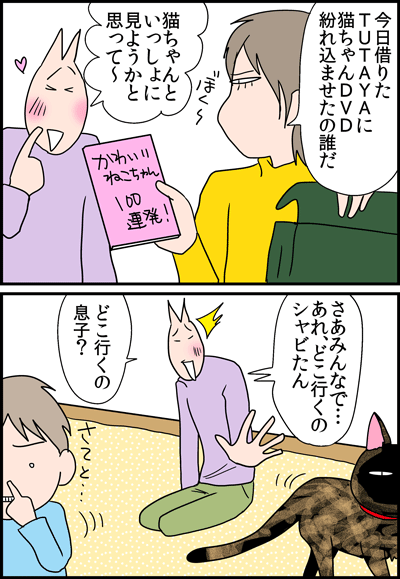 ちくわの穴から星☆を見た *4コマ-ビデオ1