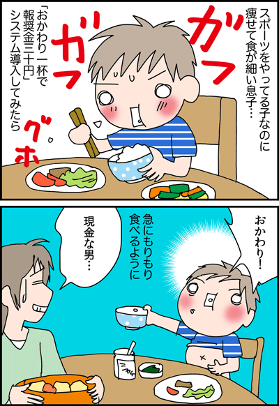 ちくわの穴から星☆を見た ＊4コマ-おかわり１