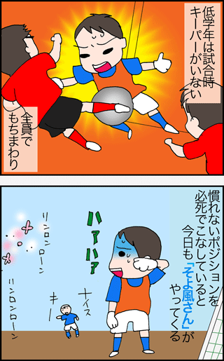 ちくわの穴から星☆を見た *4コマ-そよかぜ1