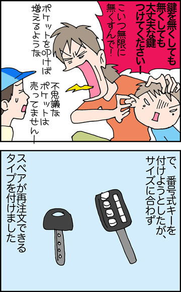 ちくわの穴から星☆を見た *4コマ-鍵3
