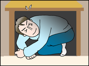 ちくわの穴から星☆を見た ＊4コマ-隠れんぼコメ3