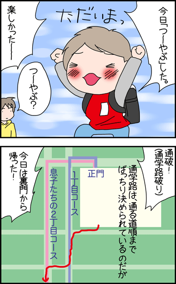 ちくわの穴から星☆を見た ＊4コマ-つーやぶ１