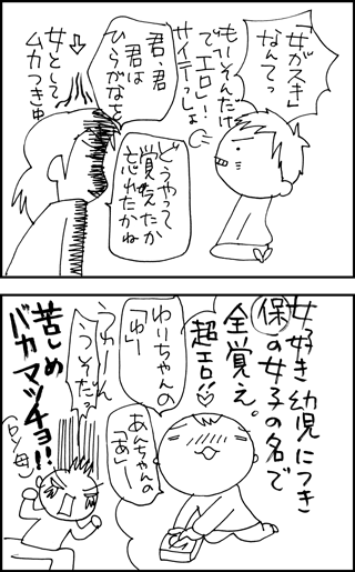 ちくわの穴から星☆を見た ＊4コマ-マッチョ2